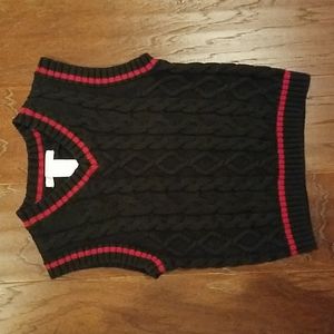 Janie and Jack sleeveless cable knit sweater